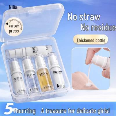 Vacuum-Sealed Travel Bottles for Skincare & Cosmetics