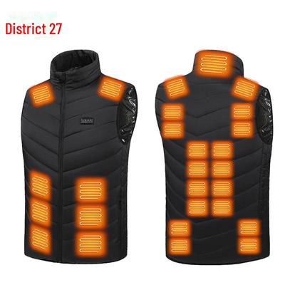 27 District Smart Temperature Control Heated Vest - Unisex Winter Electric Heated Vest