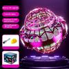 Spinning Flyball, Night Light Suspension Ball, Return Hand Throwing, Spinning, Decompression UFO, Novel Luminous Children's Gift