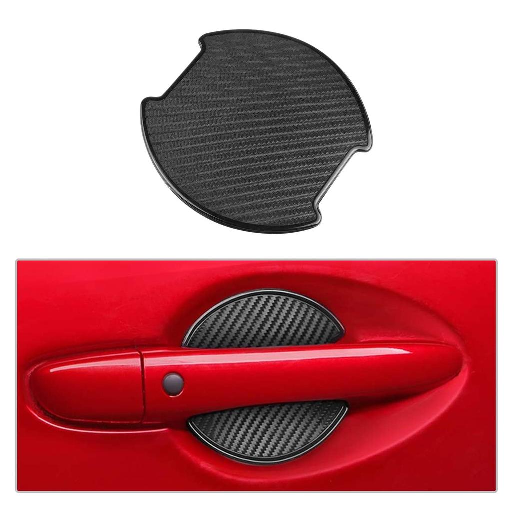 CDEFG Door Handle Protectors for Toyota Rise JF3 JF4 Harrier 80 Carbon Fiber Door Handle Protection Door Knob Scratch Protection Car Door Scratch