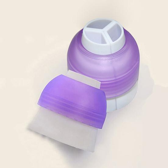 Icing Piping Bag Nozzle Converter 3 Hole 3 Color Cream Coupler Cake Decor Tool