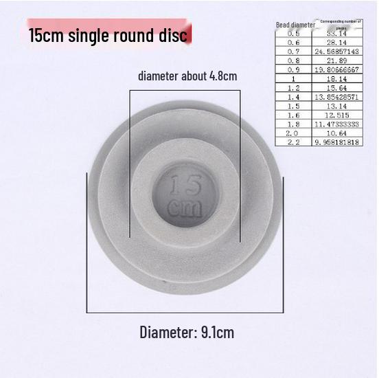 Handmade Flocked Necklace & Bracelet Display Tray with Measuring Scale