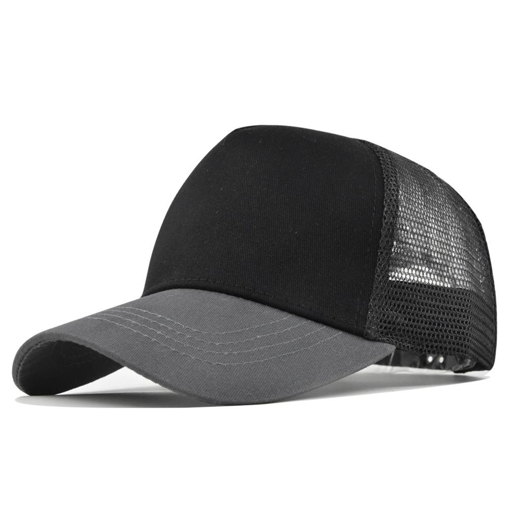 Permeable Baseball Cap For For Men And Women Summer High Quality Fashion Adjustable Cotton Outdoor Use Sportss Sun Visor Hat Patchwork Mesh Air