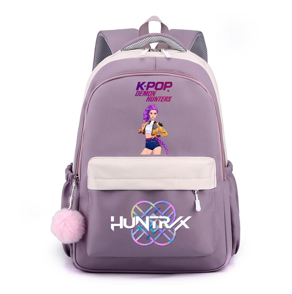 Niedlicher Cartoon K-Pop bedruckter Rucksack für Teenager Schüler Mädchen Junge Schultasche Buchtasche Kindergeschenk Damen Große Kapazität Wasserdichte Reisetasche Rucksack