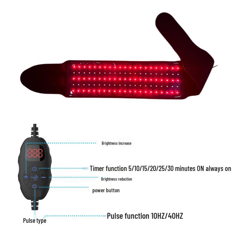Red Light Infrared Therapy Waist Belt for Back Pain Relief