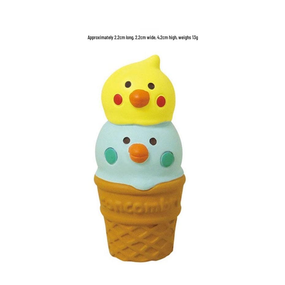 Resin Ice Cream Cat Ornaments - Trendy Handmade Japanese DIY Crafts for Car Decoration and Gifts.