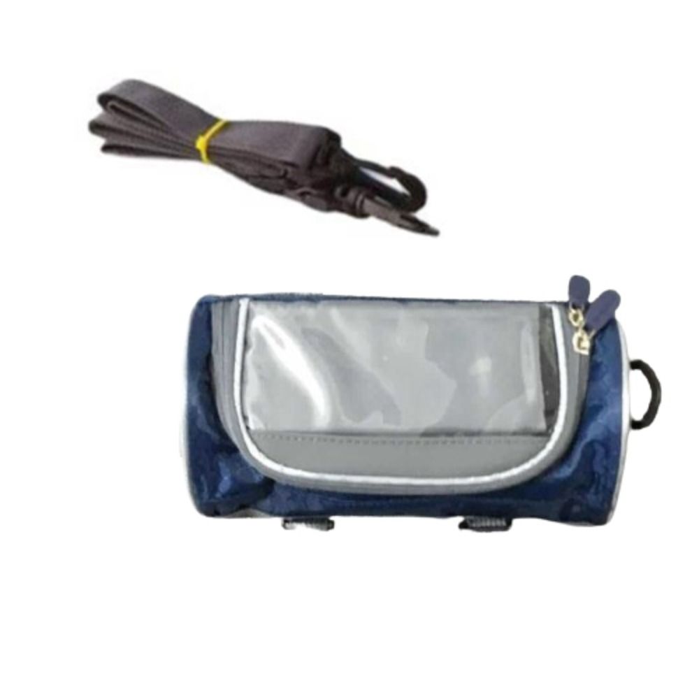 

Large Capacity Bicycle Front Bag Multifunctional Bike Shoulder Bag Cycling Bag Bicycle Accessory темно-синий