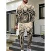 Fashion Skull 3D Print Hoodie Sweatpants Set Men