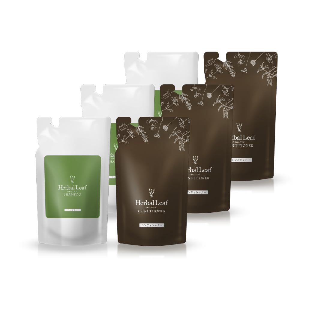 

of Herbal Leaf Shampoo Conditioner Refill [Set 3]
