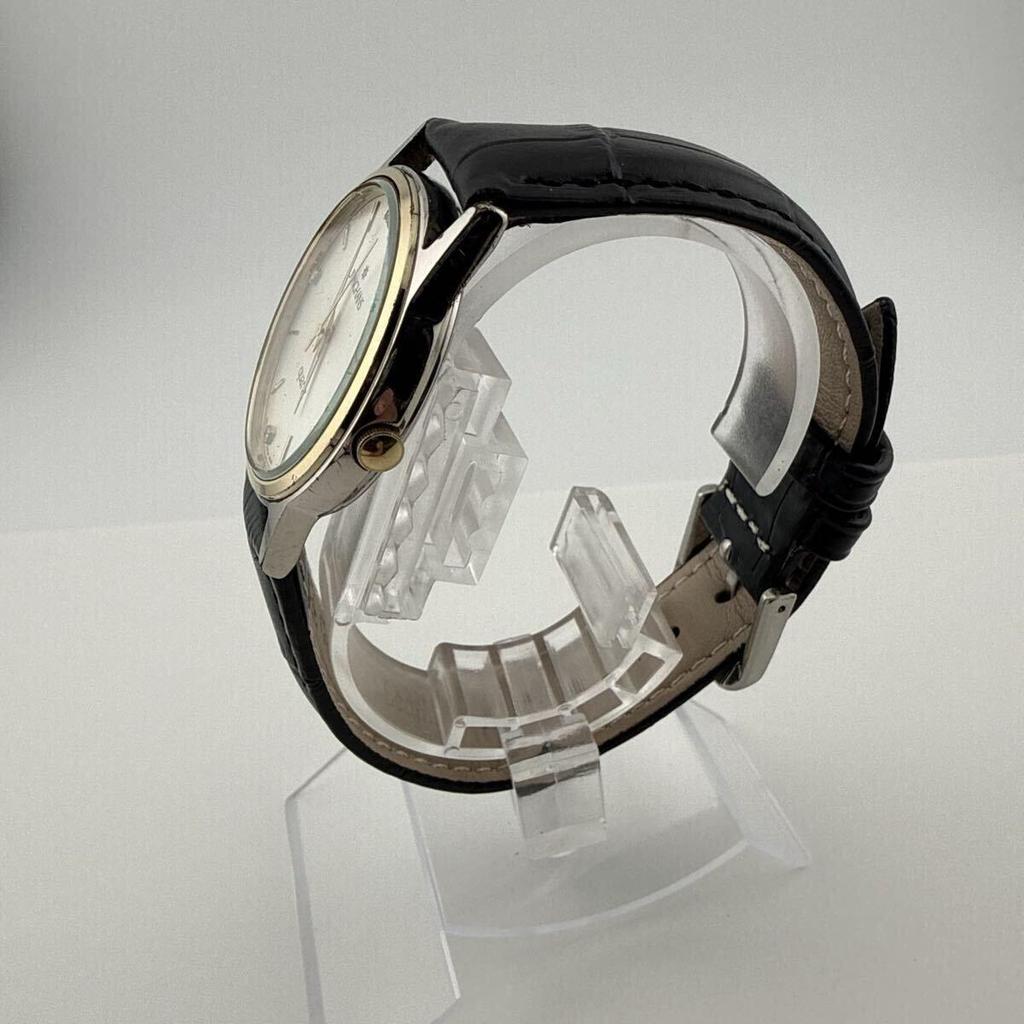 Used JUNGHANS Quartz J0-501 Men's Watch Quartz / Quartz Working item Battery replaced [H427]