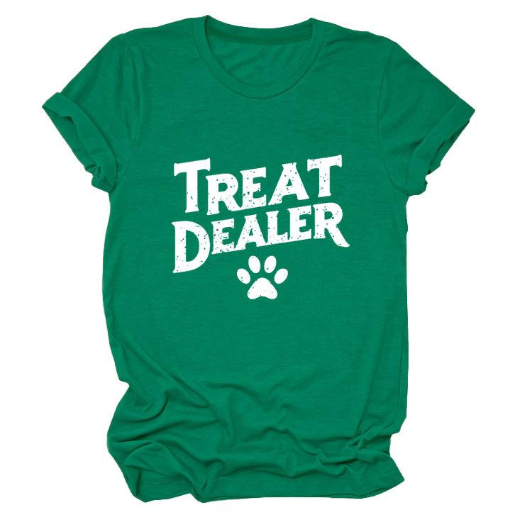 Temperament Casual Versatile Crew Neck Women's Short Sleeve T-Shirt