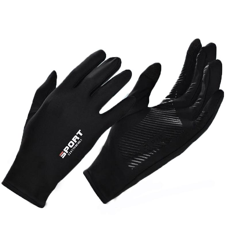Summer Ice Silk Touchscreen Anti Slip Gloves Outdoor Fishing Waterproof Sunscreen Gloves Bicycle Gloves Premium Grade Auto Interior Accessory