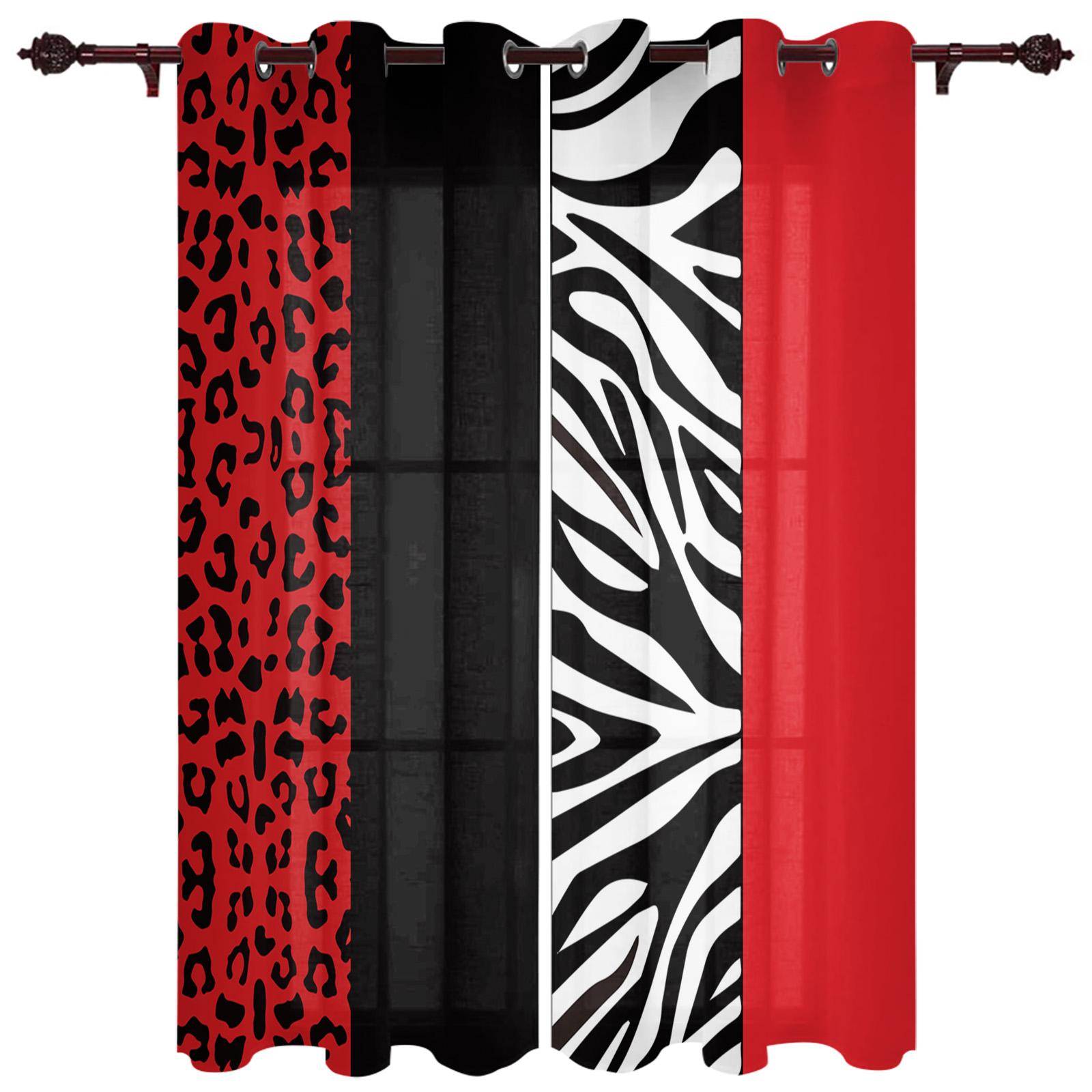 Фиолетовые леопардовые полоски зебры шторы для спальни кухонные шторы для гостиной 135W — фото 10