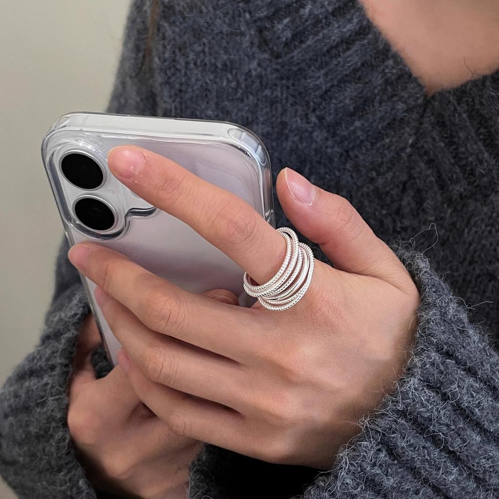 Minimalist Multilayer Geometric Open Rings For Women Vintage Fashion New Jewelry Gift Party Daily Wholesale Anillos