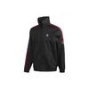 Originals Contrasting Colors Logo Printing Side Stripe Sports Jacket Black Men's GE0841