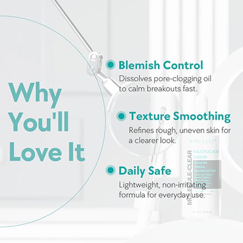 [NINE LESS] Molecule-Clear Salicylic Acid Serum 30ml