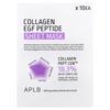 APLB Collagen EGF Peptide Beauty Sheet Mask, 10 Sheets, 25ml (0.85 fl oz)