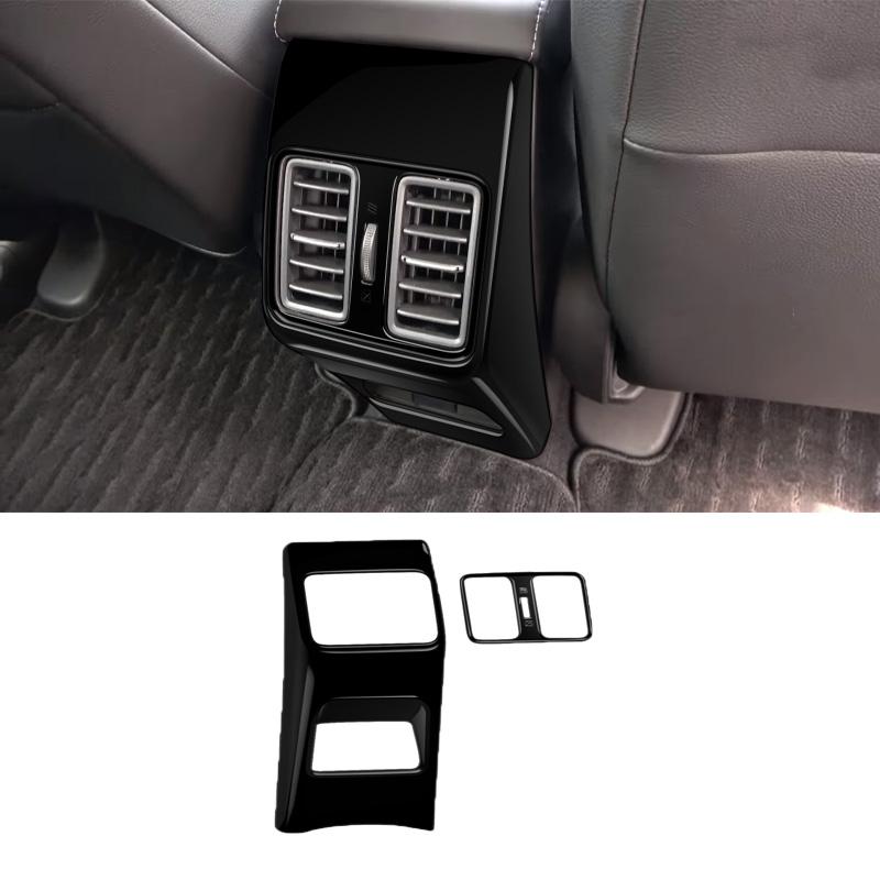 For HONDA WR-V WRV 2024 2025 ABS piano black interior accessoires  door handle window control panle Handbrake air outlet cover
