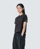 SNOWPEAK APPAREL Classic Women'S Round Neck Short Sleeve T-Shirt (S26Mwtts15) Black