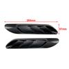 For Mercedes Benz C E Cla 2Pcs Sport Carbon Fiber Look Side Fender Air Vent Outlet Trim