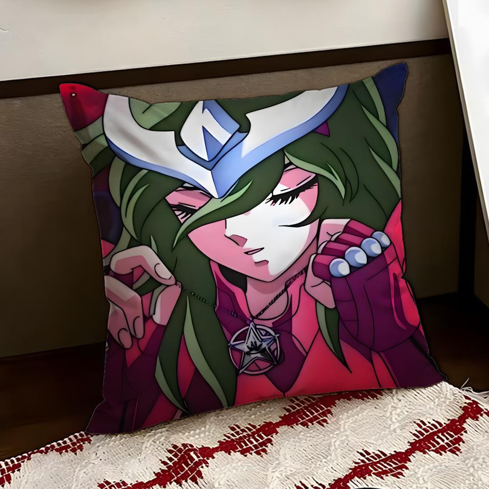 Anime SSaint SSeiya Cushion Cover Reversible Soft Durable Pillow Cover Home  Car MultiScene Use for Daily Comfort