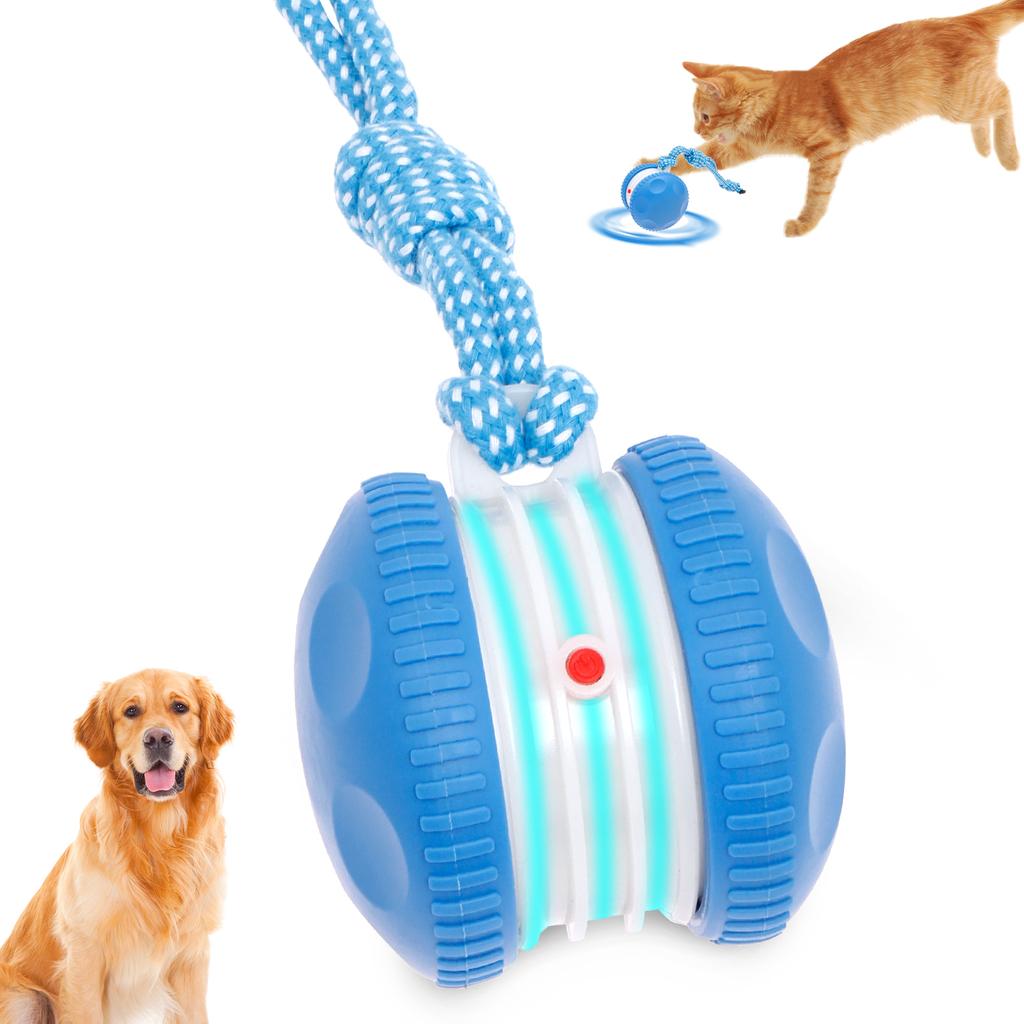 Interactive Dog Toy Ball Rechargeable Motion Activated Automatic Moving Fetch Boredom Puppy/Small Dogs Pet Ball