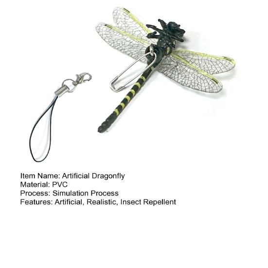 Τρισδιάστατο Τεχνητό Εντομοαπωθητικό Λιβελούλας Εξωτερικού Χώρου Ψεύτικη Λιβελούλα Κρεμαστό Στολίδι Απωθητικό Μύγας Συντροφιά για Κήπο, Κάμπινγκ, Αυλή