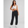 Solid Color Women Pants Pocket Long Women's Cinch Bottom Sweatpants High Waisted Athletic Joggers