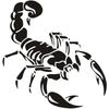 1 Piece 30cm Cute 3D Scorpion Car Stickers Car Styling Vinyl Decal Sticker for Cars Acessories Decoration
