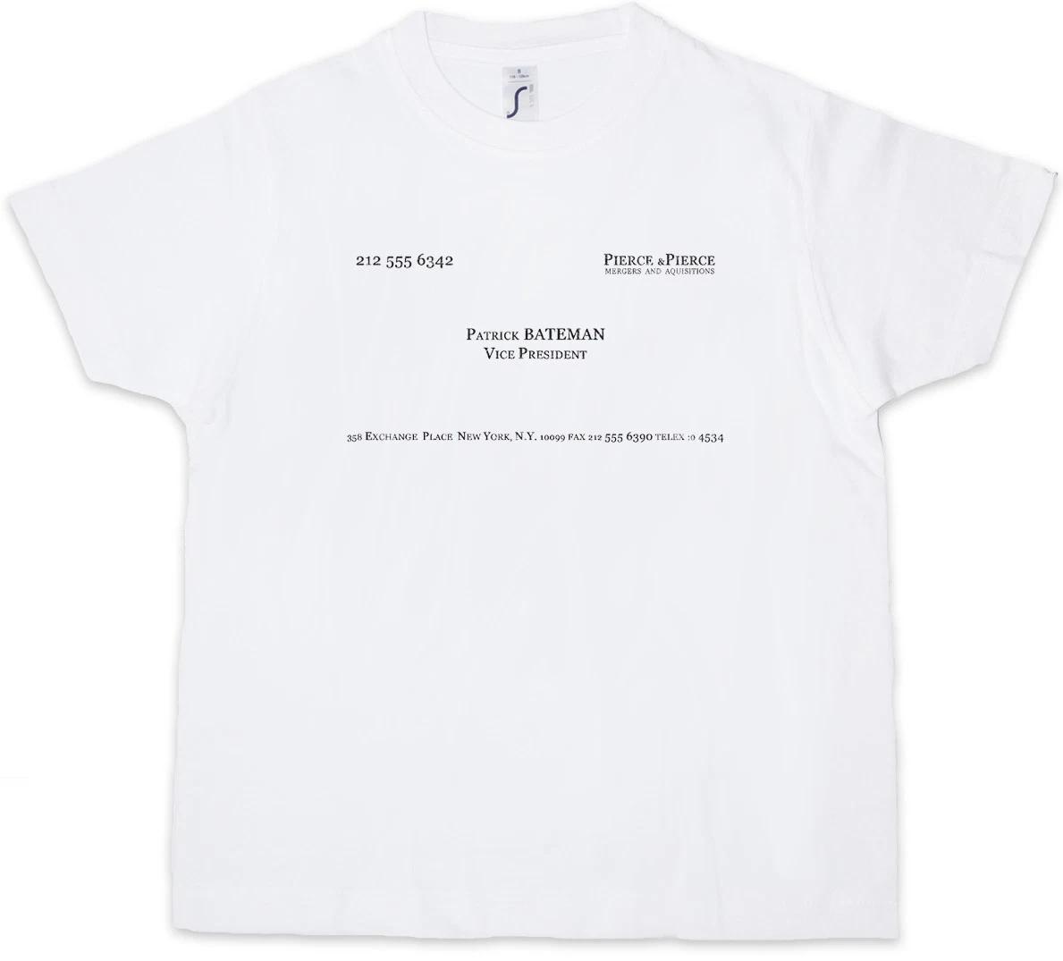 

PATRICK BATEMAN CARD Kids Boys T-Shirt business visiting American Company Psycho 140