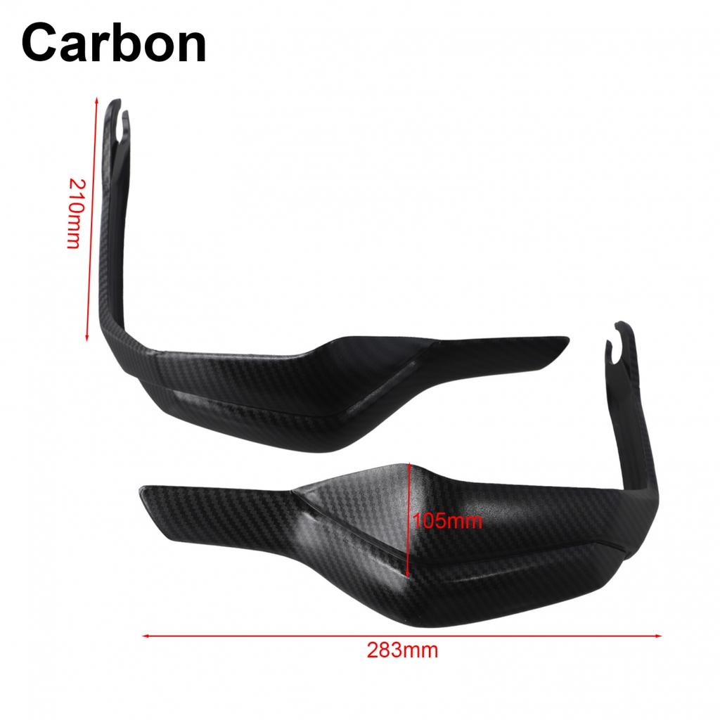 Sleek and Functional Motorcycle Handguards Designed for Riding Safety