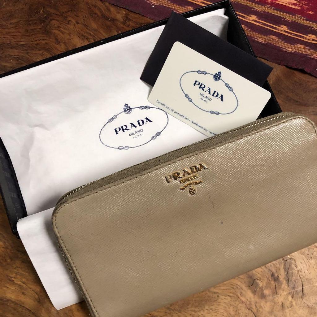 Used PRADA long wallet
