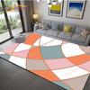 Geometric Carpet for Living Room Velvet Rug Kids Bedroom Bedside Rugs Soft Square Fluffy Carpets Home Sofa Table Decor Mat