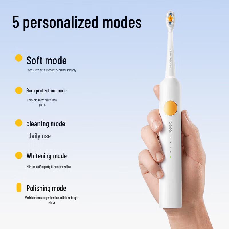 SOOCAS PT1 Adult Sonic Electric Toothbrush CN Plug (adapter Included)