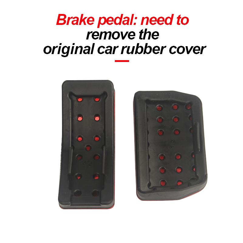 For Haval Jolion  2022 2023 Aluminum Alloy Car Gas Fuel Accelerator Brake Pedals Cover Non-Slip Case Trim Pads