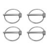 4pcs Lynch Pins 4.0mm Stainless Steel Boat Trailer Parts Tractor Parts 4WD Truck Linch Pin