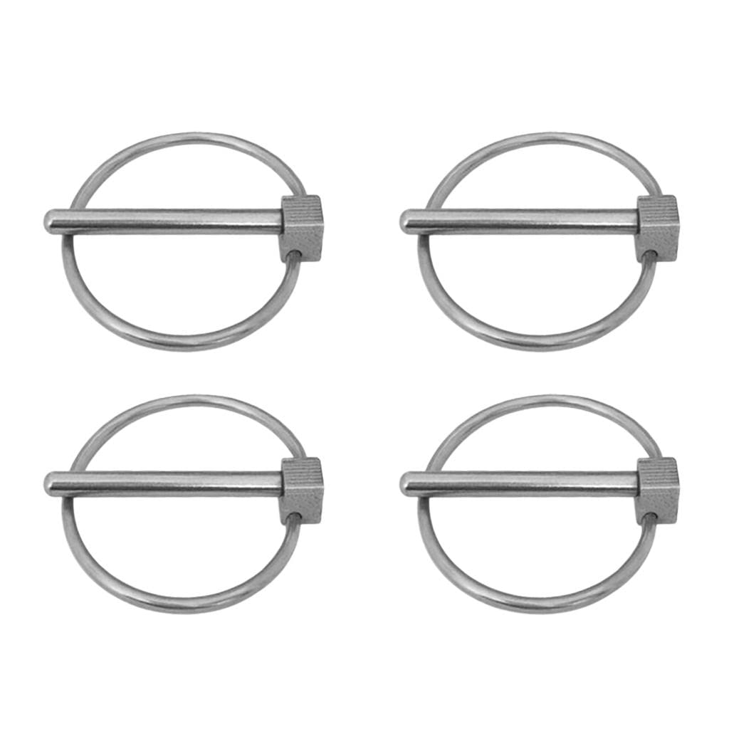 4pcs Lynch Pins 4.0mm Stainless Steel Boat Trailer Parts Tractor Parts 4WD Truck Linch Pin