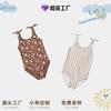 Girls One-piece Swimsuit Sun Protectiontank Top Bathing Suit