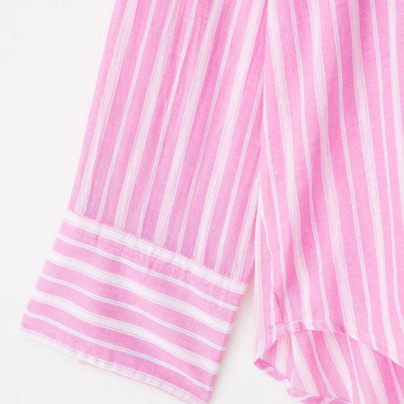 Kaslead New Arrival Women's Clothing Fashion Style Fashion Stripes Loose Shirt Shorts 7521078 7200412