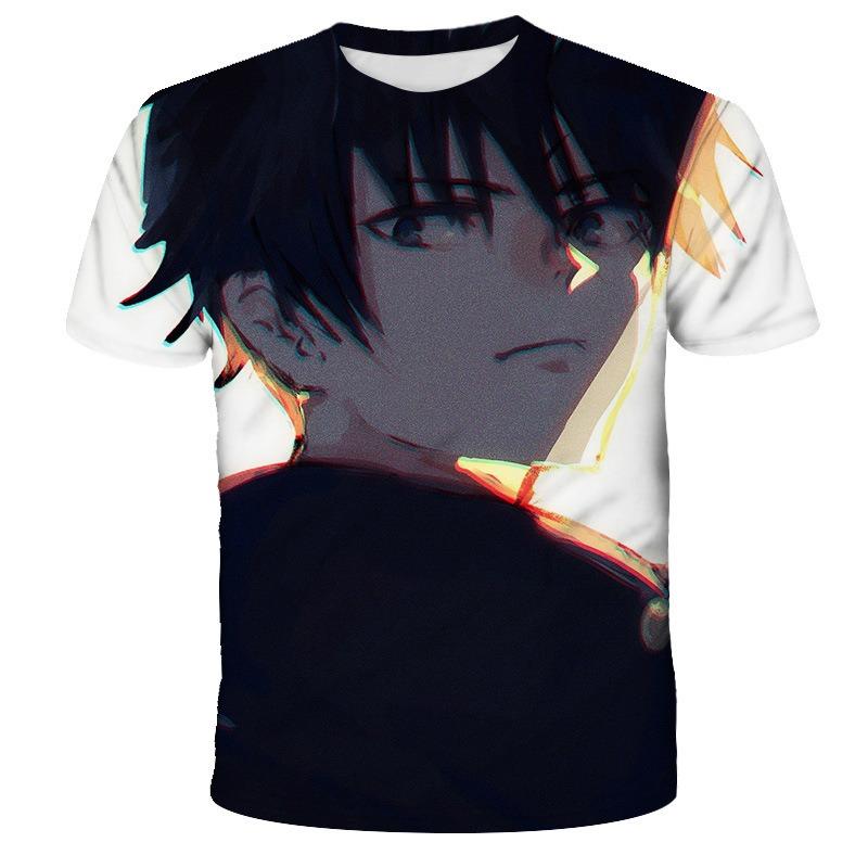 Мужские футболки с 3D мультяшным принтом с коротким рукавом больших размеров с круглым вырезом оригинальные футболки уличная одежда мужская винтажная футболка XS 990₽