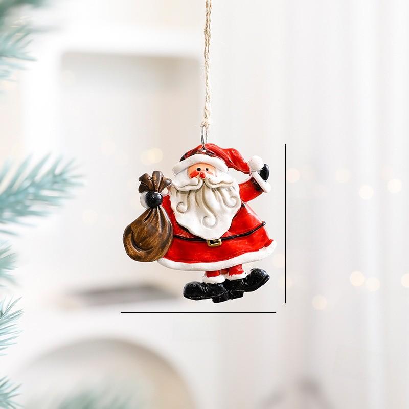 Christmas Ornaments Santa Snowman Gnome Festive Decorations Supplies Holiday