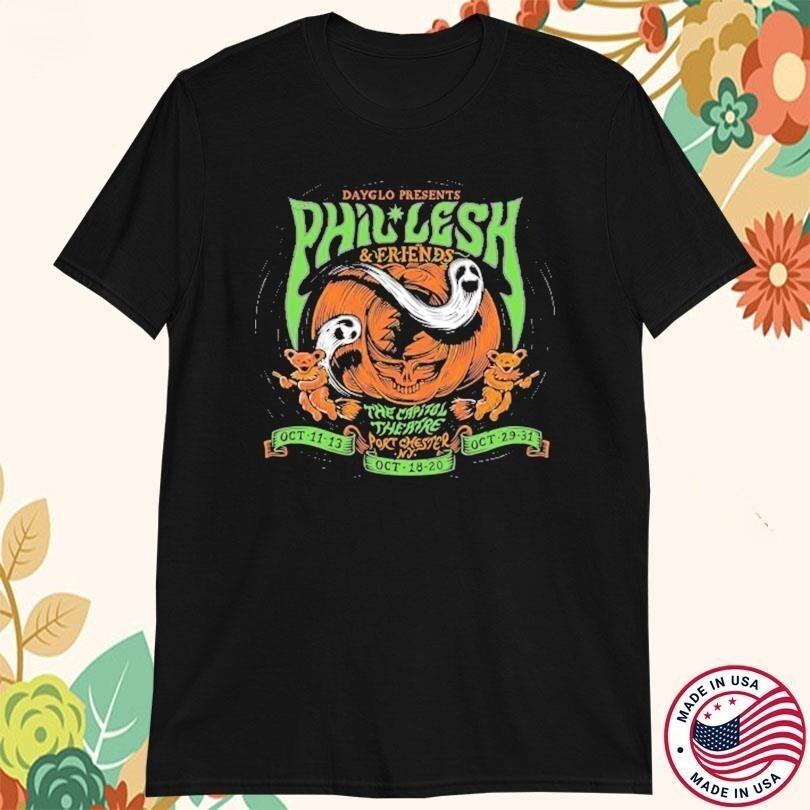 Phil Lesh And Friends Dayglo Halloween Black unisex S-234XL shirt E779 Unisex T-Shirt XXXXL