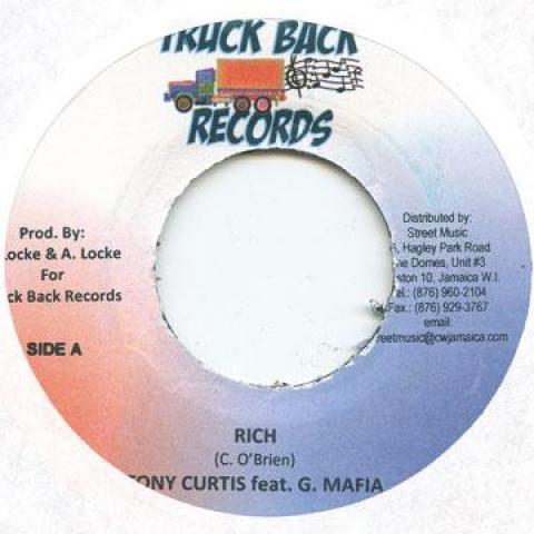 

7inch Record TONY CURTIS, G MAFIA - Rich Truck Back 2008 Jamaica Reggae, Ska & Dub