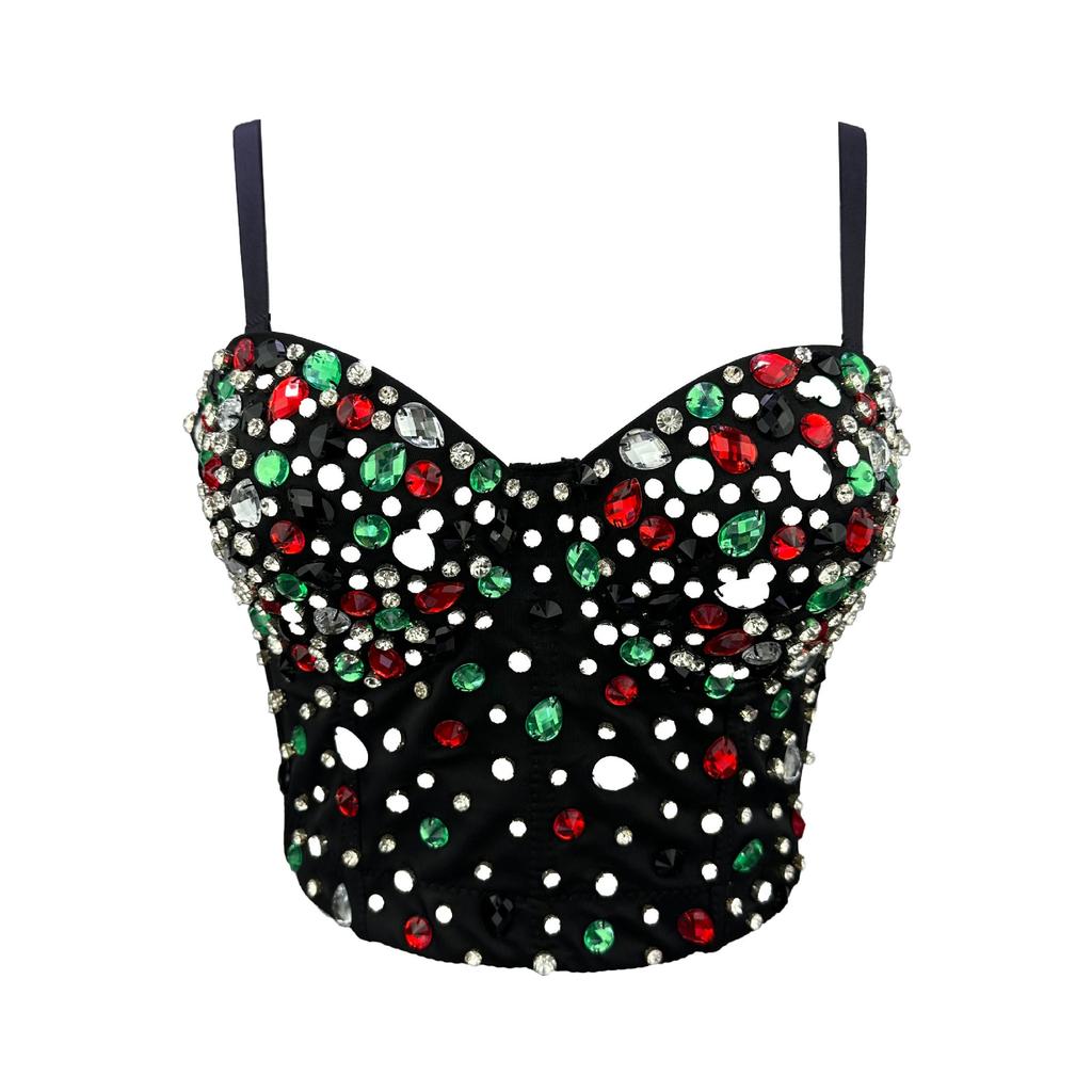 Sleeveless Ultra-short Vest Solid-color Waistcoat Sexy Inner or Outer Wear Celebrity-style Top Trendy Layering Piece Sexy Look Chic Waistcoat