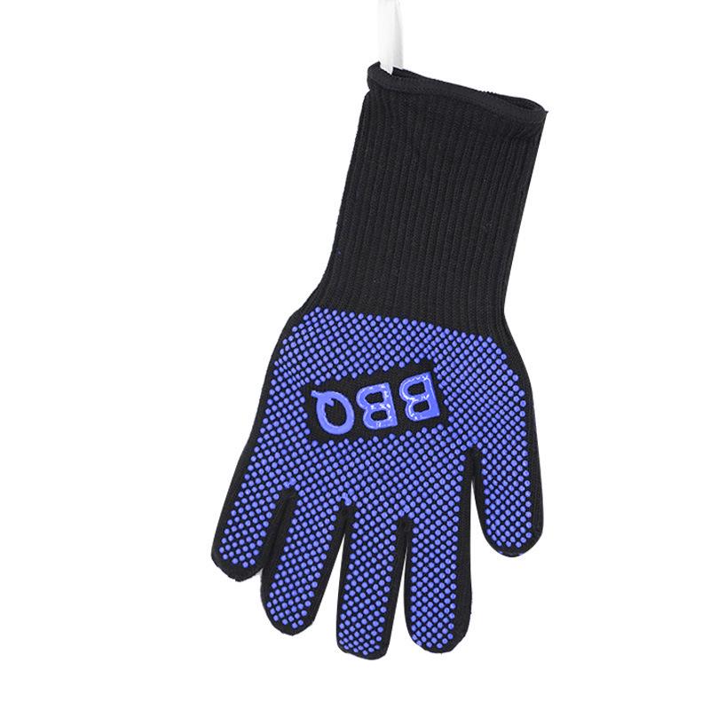 Heat-Resistant Flame Retardant Silicone BBQ Oven Gloves