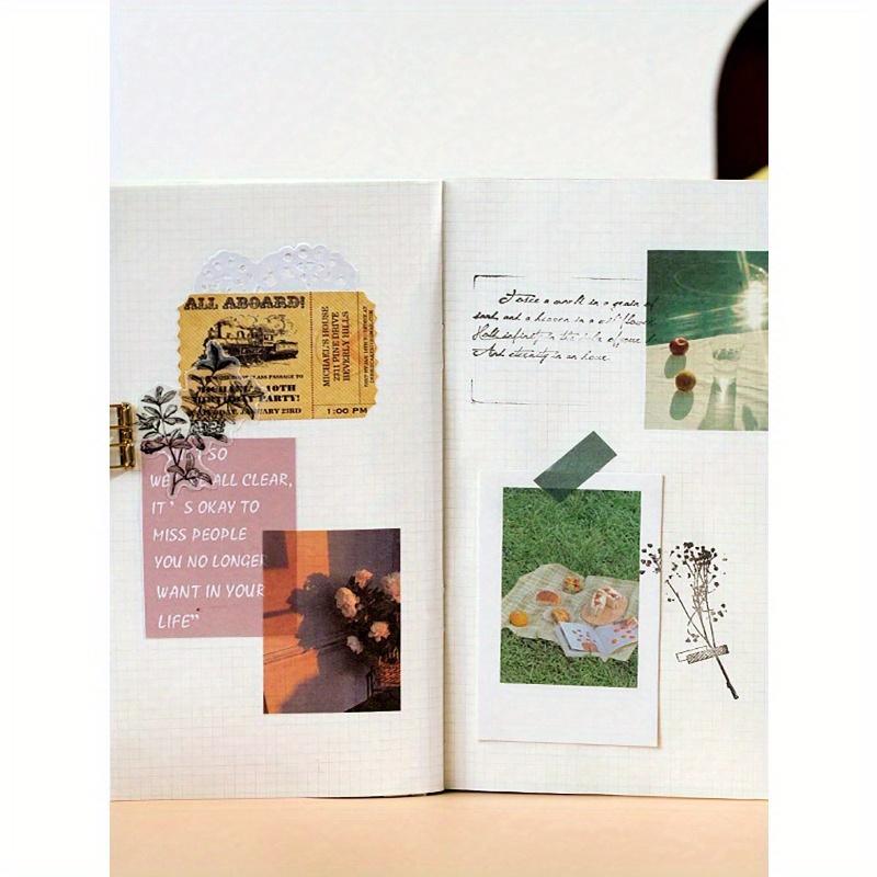 1pc Random Delivery Japanese Paper Sticker Notebook, Ins Style Fresh Diary Memo Pad, 50 Sheets, School Supplies, Back To School