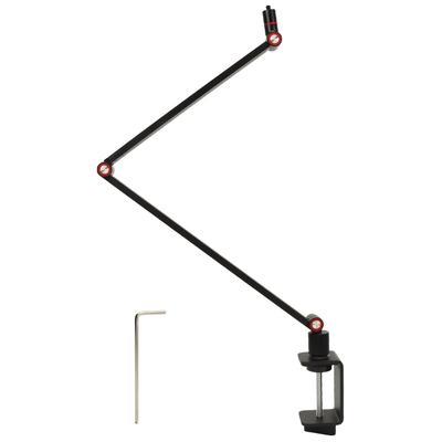 Desktop Projector Stand Alloy Steel 14in Mounting Screw Load 4.4lb Foldable Rotatable Projector