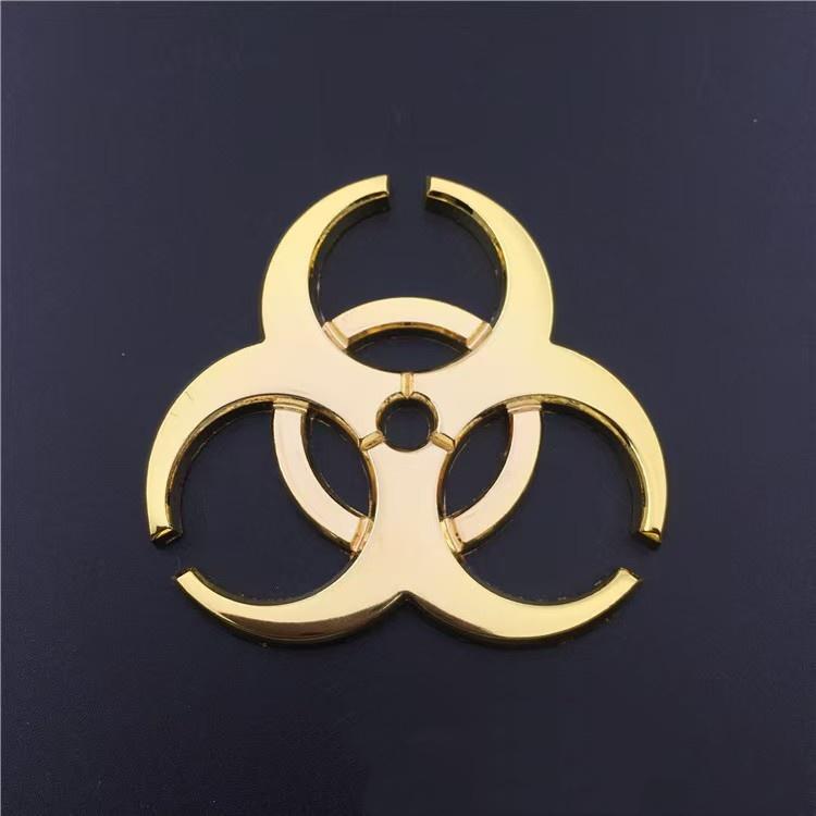 Umbrella Biohazard Logo Car Badge Sticker Side Fender Rear Trunk Emblem Decal for SUV Car Truck Sports Car Racing Car Motorcycle