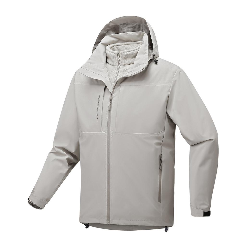 Spring and Autumn Outdoor Three-in-one Jacket Two-piece Fashion Windproof Jacket Mountaineering Clothes Women