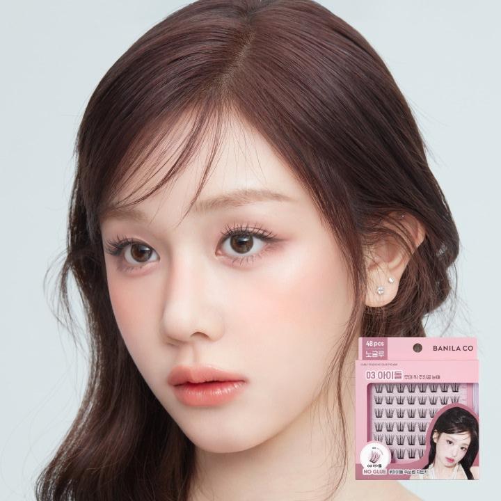 BANILA CO Curly Studio No Glue Eyelash 03 Idol – Self-Adhesive Volume Cluster False Lashes